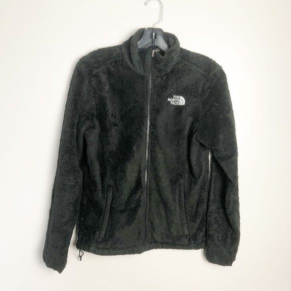 The North Face Jackets & Blazers - The North Face Osito Full ZIp Black Jacket Faux Fur Womens XS
